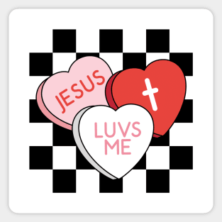 Jesus Luvs Me Sticker